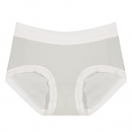 Naiste j&auml;&auml;siidist suvine &otilde;huke puuvillane jalgevahe koos antibakteriaalse pitsservaga, pehme keskmise v&ouml;&ouml;kohaga j&auml;lgedeta aluspesu L hall v&auml;rv