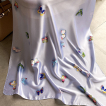 Kvaliteetsed luksuslikud siidist sallid peapael Sallid kaelasall naistele kett siidist sall naiste dekoratiivne sall 180-90cm