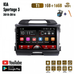 9-tolline Androidi autostereo raadio KIA Sportage 3 jaoks 2010-2016 Multimeediumipleier DVD k&otilde;larid peakomplekti heli WIFI 1+16 GB
