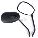 Universal 10MM Motorcycle Rear View Side Mirrors Black For Z900 Z800 Z750 mt09 mt07 cb650r cb500x Motorcycle Mirrors No Bracket