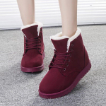 KYLIN Naiste lumesaapad Martin Boots Palus puuvillased kingad Lamedad kingad Tudengile m&otilde;eldud soojad saapad 35 must