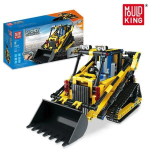 MOULD KING Technic 13014 Rc Ehitusplokid DIY Kokkupanek M&auml;nguasjad rc autopood Veoauto Pushdozer Traktor gray