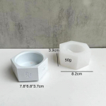 Silmakujuline t&auml;hekujuline k&uuml;&uuml;nlajalg lauakrohv silikoonvorm DIY k&auml;sitsi valmistatud ehete hoiukarp Ebakorrap&auml;rase kujuga ruumikaunistus