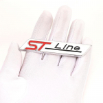 3D metallist autokleebis ST Line'i embleemim&auml;rgi kleebised seadmele Fo+rd F-150 Focus X Vignale ST Line Mondeo Escape EcoBoost 245 330 Explorer h&otilde;be