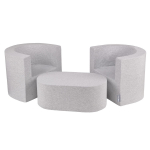 KiddyMoon vahttugitool + laud lapseiste m&auml;nguasi vahtplastist m&auml;nguasi pehme lastem&ouml;&ouml;bel ja l&otilde;bus laste beebidele, helehall