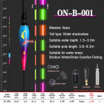 ONLYOU Purple Cold Light Shadowless Electronic Fish Float Bite Alarm Fish Bait Night Fishing Float High Sensitivity Float Pond Black Pit J&auml;&auml;p&uuml;&uuml;k 2pcs