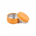 100tk 10g alumiiniumist plekkpurgid 10ml oranži v&auml;rvi metallist konteiner Kosmeetiline n&auml;okreem silma&uuml;mbruskreem pakend T&uuml;hi huulepalsami k&uuml;&uuml;nlapurk