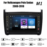 8-tolline auto Android-raadio Volkswagen Polo sedaanile 2008-2018 koos nupu nupuga 2din multimeedia stereo videopleier WIFI GPS Carplay 2+32GB 1+32GB