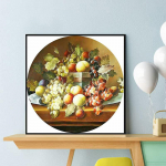 5D isetehtud teemantmaal t&auml;is puuvilju Teemanttikandid T&auml;ielik Anime Ristpistekomplektid Kodukaunistus K&auml;sitsi valmistatud kingitus Round 40x40cm