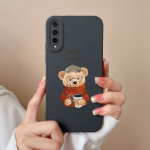 Huawei Honor 20 Lite Pro Y5 Y6 Y7 Y9 Y9S P Smart 2021 &uuml;mbrise kate Armas moodne matt p&otilde;rutuskindel pehme silikoonist karu telefonikott Huawei kaitseraua jaoks Huawei P Smart 2021