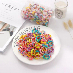 20 tk Naiste kummipaelad Lastele m&otilde;eldud juuksepael Vikerkaar minikummipael Elastne peapael T&uuml;drukutele Elastne v&auml;ike kummipael 20pcs