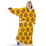 Suurem&otilde;&otilde;tmeline kapuutsiga tekk varrukatega Talvine soe fliisist dressipluus Tekid Naised Mehed Pullover Giant Tv Paks tekk Kapuuts Cobertor perekomplekt Length 120cm