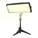 16W Mini fotolamp, reguleeritav LED-valgusti, kaasaskantav Vlogi valgusti, 148 LED-pirni, NP-F seeria aku UK Plug must