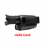 Taaslaetav aku 1080p k&otilde;rglahutusega infrapuna &ouml;&ouml;vaatlusteleskoop &ouml;&ouml;vaatluskaamera &otilde;ues jahiks 【2】With 64G Card must