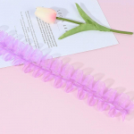 Sifonki marli teip volangidega pitslint k&auml;sitsi valmistatud isetehtud nipsasjad kreemjas liim v&auml;ikesed tarvikud pits isetehtud materjal 2.5 meters valge