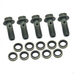 Banjo polt k&uuml;tusetoru adapter kulumiskindel lekkevastane tarvikud &otilde;livooliku kruvid toru torud 8MM