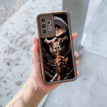 N13 Grim Reaper Skull Skeleton pehme silikoonist &uuml;mbris Samsung A05s A54 A25 A34 Xiaomi POCO X5 Redmi Note 12S Huawei P50 Honor 90 Angel Eyes Cover jaoks Samsung A03