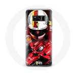 &Uuml;mbris Samsung Galaxy S8 Vormel 1 Sebastian Vettel F1 Red jaoks