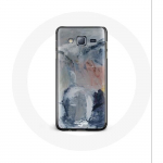 &Uuml;mbris Samsung Galaxy A3 Halli abstraktse tekstuuriga taustaga