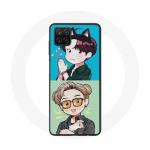 &Uuml;mbris Samsung Galaxy A12 BTS Bangtan Sonyeondan Dynamite Suga ja RM Fanart jaoks