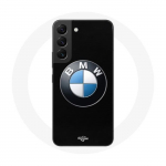 &Uuml;mbris Samsung Galaxy S21 FE BMW Logo mustal taustal