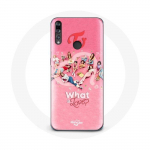 Coque pour Huawei P30 Lite TWICE Logo Rouge Affiche What Is Love