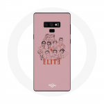 &Uuml;mbris Samsung Galaxy Note 9 Elite 5. hooaja plakatitegelaste Fanart logo jaoks