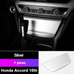 Honda Accordi 10. 2018 2022 tarvikute jaoks Keskjuhtimispuldi sigaretis&uuml;&uuml;taja paneeli klappkaane dekoratiivne raami kate h&otilde;be