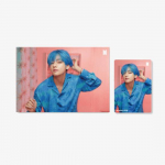 BTS(BangTan Boys) 3D-foto l&auml;&auml;tsekujuline postkaart + 1 fotokaart VER.2 (HINGEKAART : ISIK) 7 liiget