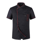 Uued l&uuml;hikeste varrukatega peakoka jope K&ouml;&ouml;k Cook Coat Stripe vormir&otilde;ivad XL must