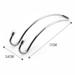 Metallist multifunktsionaalne autoistme konks, auto peatoe riidekoti hoidiku klambrid autokoti rahakotile