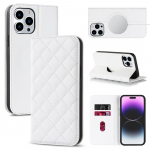 Kukkumisvastane nahk&uuml;mbris iPhone 15 Plus 14 Pro 14 Pro Max 13 Pro 13 Mini 12 12 Pro Max 12 Pro 12 Mini rahakoti juhtmevaba laadimise jaoks iPhone 12 valge