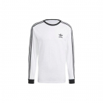 adidas Adicolor Classics 3-Triibuline Pikkade Varrukate T-s&auml;rk Valge Meeste Streetwear IA4879 XL