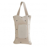 Auto rippuv salvr&auml;tikukott, suur mahutavus, pehmest puuvillast multifunktsionaalne jalutusk&auml;ru beebi niiskete salvr&auml;tikute jaoturi hoidik salvr&auml;tikute hoiukarp A