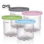 4 tk j&auml;&auml;tise pinti tassi asendus Cerami Breeze konteineri tasside jaoks, mis &uuml;hilduvad NC299AM C300s seeria kreemja ninja Breeze j&auml;&auml;tisemasinaga 1 Set