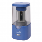 tenwin Automaatne Elektriline Pliiatsiteritaja 3 Teraga Automaatse Seiskamisega ja Kiire Teritamisega Reguleeritav W-US valge