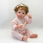 Reborn Baby Doll 18-tolline Bettie Doll K&auml;sitsi valmistatud simulatsioon Doll Vein Bloodline N&auml;htav 3D Skin Dolls M&auml;nguasi