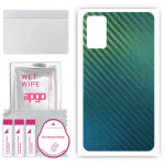 apgo Protective Skin Sticker for the back compatible with TCL 403, Wrap Film, Foil, Vinyl - Pattern Carbon Chameleon CAKA1