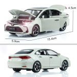 Toyota Corolla 6-tollise metallist autosimulatsioon peen survevalu ja m&auml;nguasjas&otilde;iduk 1:32 sulamikollektsiooni mudelikingitused lastele