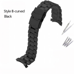 Kvaliteetne roostevabast terasest kellarihm Casio Tissot Seiko Citizeni metallist lameda/kumera otsaga rihmaga k&auml;ev&otilde;ru kella kett 20mm 22mm 24mm