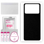 apgo Protective Skin Sticker for the back compatible with OnePlus 8T Cyberpunk 2077, Wrap Film, Foil, Vinyl - Pattern Matte Black