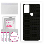apgo Protective Skin Sticker for the back compatible with Infinix Hot 10s, Wrap Film, Foil, Vinyl - Pattern Matrix