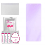 apgo Anti-Blue 9H Hybrid kaitseklaas, mis &uuml;hildub Sony Xperia 5 II XQ-AS42-ga, painduv nanoklaas, suurep&auml;rane asendus karastatud klaasile, kriimustus