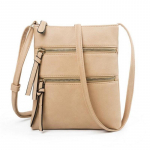 Kahekordse t&otilde;mblukuga ehtsast nahast naiste mobiiltelefonikotid Mood V&auml;ike rahakott Naiste &otilde;lakott Mini Messenger Bag 18*21cm must