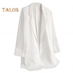 Naiste &otilde;huke &uuml;likond, rev&auml;&auml;r, kolme neljandiku varrukaga &uuml;likonnajakk, &uuml;hev&auml;rviline, lahtise istuvusega, avatud esikontori naistemantel, t&ouml;&ouml;riided 2XL roosa