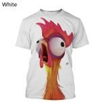 Uus Unisex Fashion Chicken 3D Printimine Muster Chick Print Meeste T-s&auml;rk Street Wear Chicken &Uuml;markaelus l&uuml;hikeste varrukatega T-s&auml;rk XS