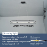 Kaasaegsed LED rippvalgustid valgustus s&ouml;&ouml;gituppa, k&ouml;&ouml;ki, baari, moekas ripplamp tasuta postiga AC90-260V rippvalgustid Dimmable RC With APP