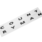 Originaalne 3D COUNTRYMAN CLUBMANi kirjaga autoembleemim&auml;rk, tagumine pagasiruumi kleebis Mini Cooper R60 F60 F56 F58 F54 jaoks COUNTRYMAN must