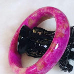 Moekas ja suurejooneline v&auml;rviline virsiku&otilde;ie nefriitk&auml;ev&otilde;ru Korea versioon naistele 56MM