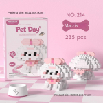 Loominguline looma ehitusplokk husky &scaron;nautseri &otilde;ppem&auml;nguasi t&uuml;drukutele Maltese-235Pcs